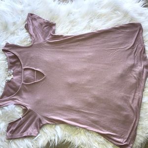 Womens Off-The-Shoulder T Shirt